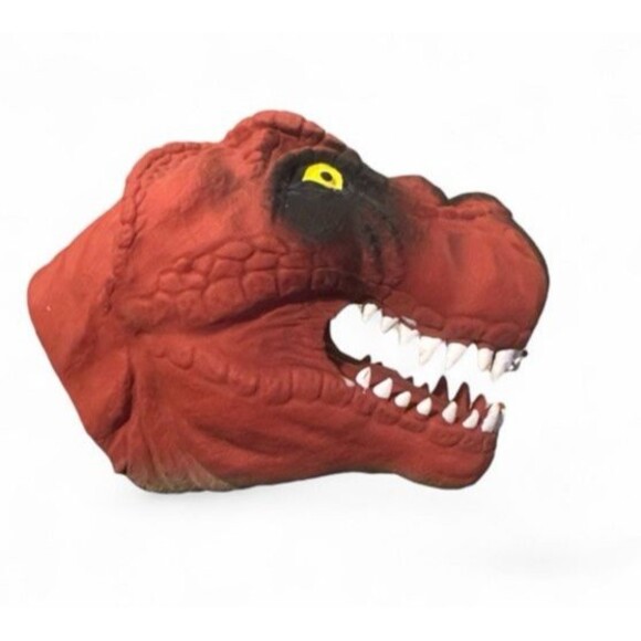 Keycraft Set of 2 T-Rex Hand Puppets Marionnettes New With Tags - Picture 3 of 4